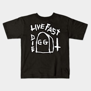 LIVE FAST DIE Kids T-Shirt